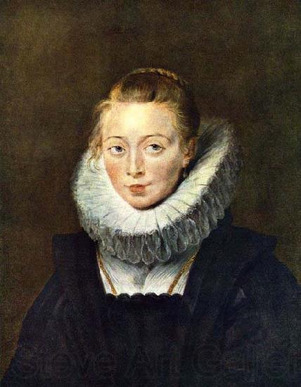 Peter Paul Rubens Portrait of a Chambermaid Norge oil painting art